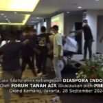 Acara Kebangsaan Diaspora Indonesia oleh Forum Tanah Air Dikacaukan oleh Preman Bayaran