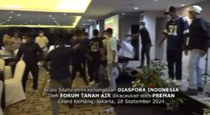 Acara Kebangsaan Diaspora Indonesia oleh Forum Tanah Air Dikacaukan oleh Preman Bayaran